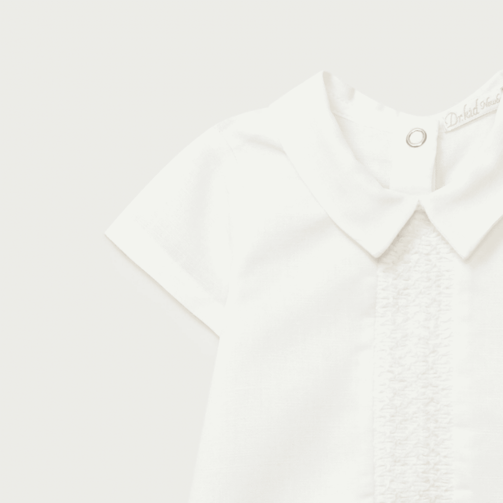 Body de lino y punto crudo recién nacido | Dr. Kid by Charanga