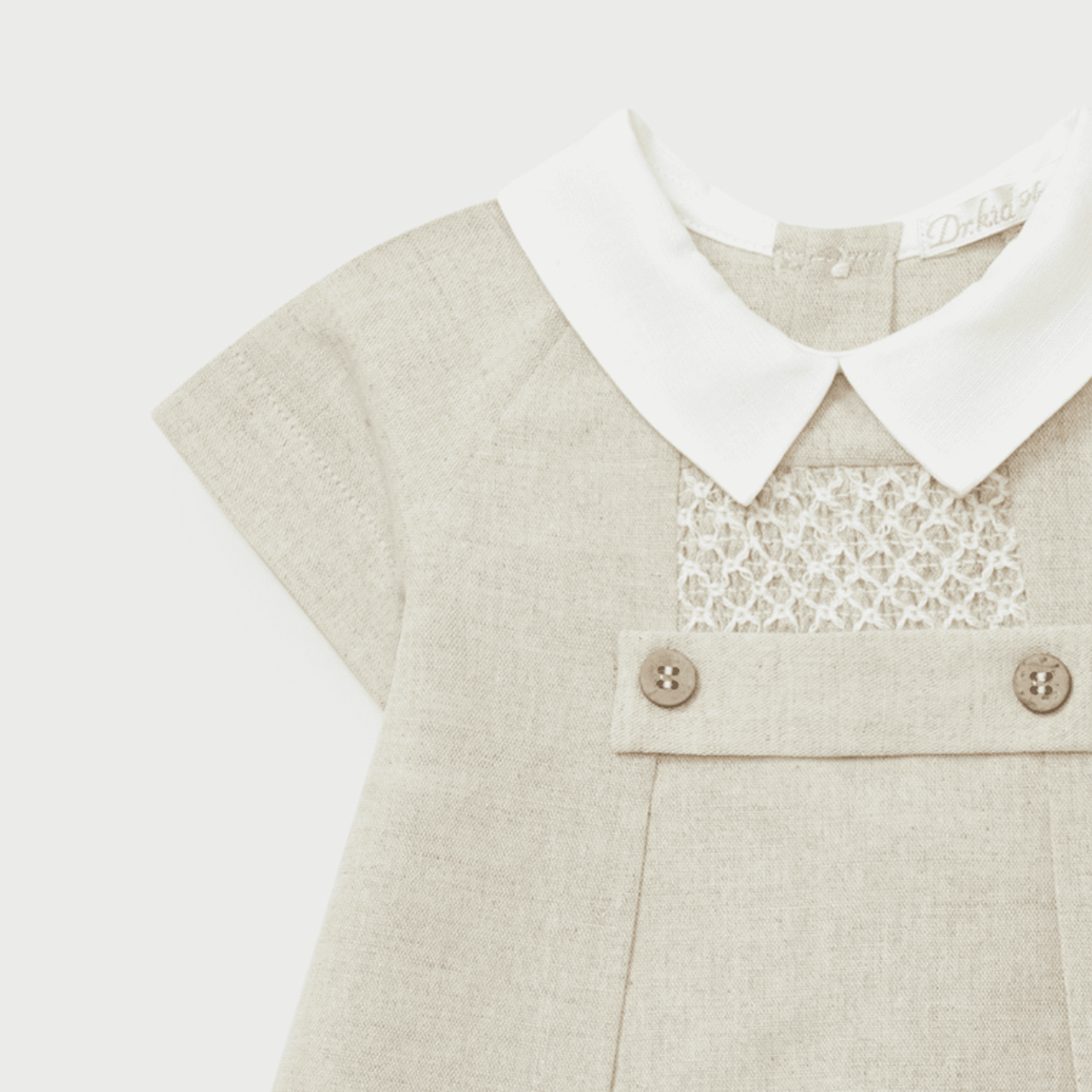 Ranita cuello beige recién nacido | Dr. Kid by Charanga