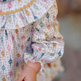 Vestido de bebé niña estampado geométrico | Cocote x Charanga