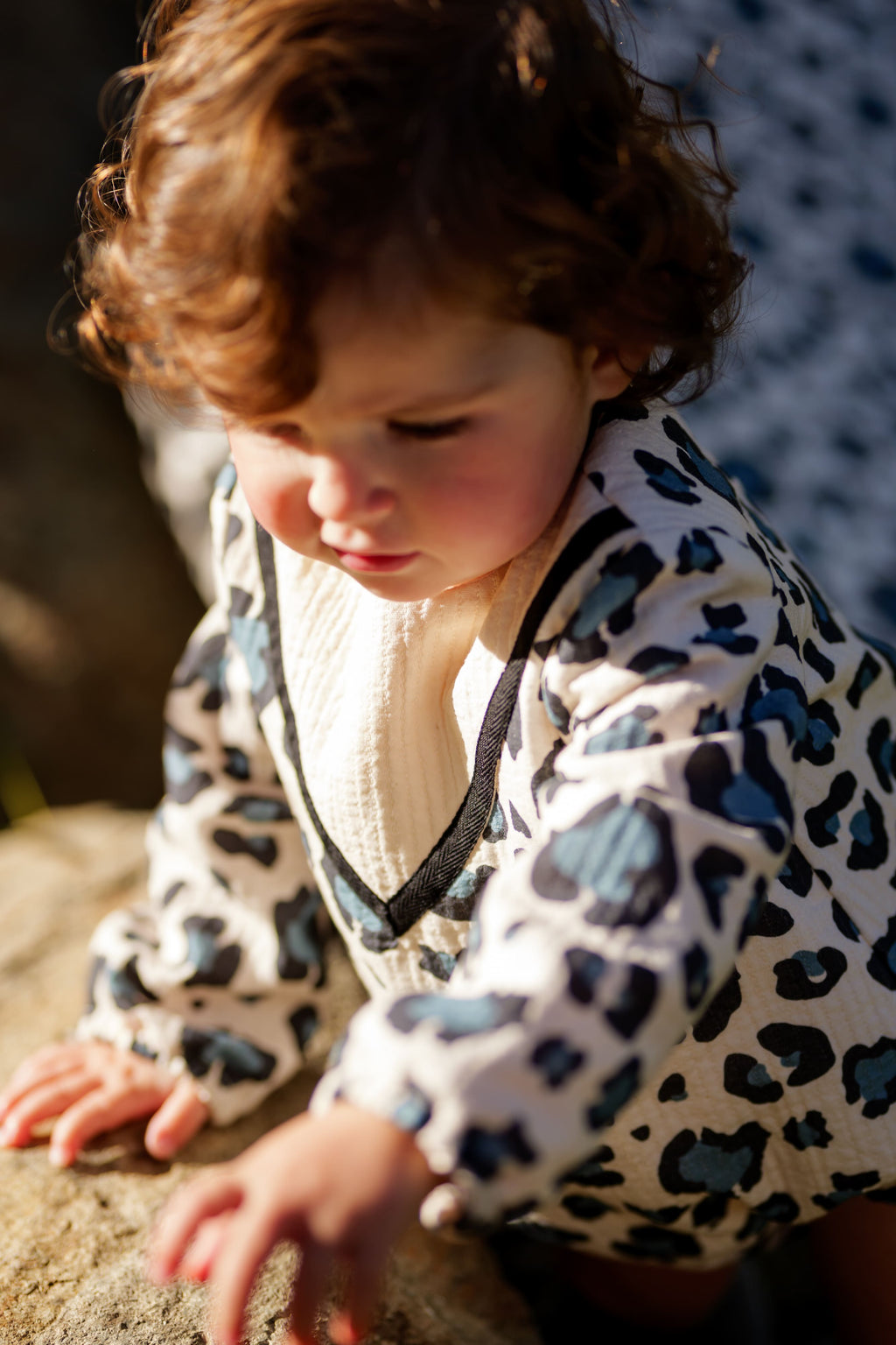 Pelele de bebé estampado leopardo | Cocote x Charanga