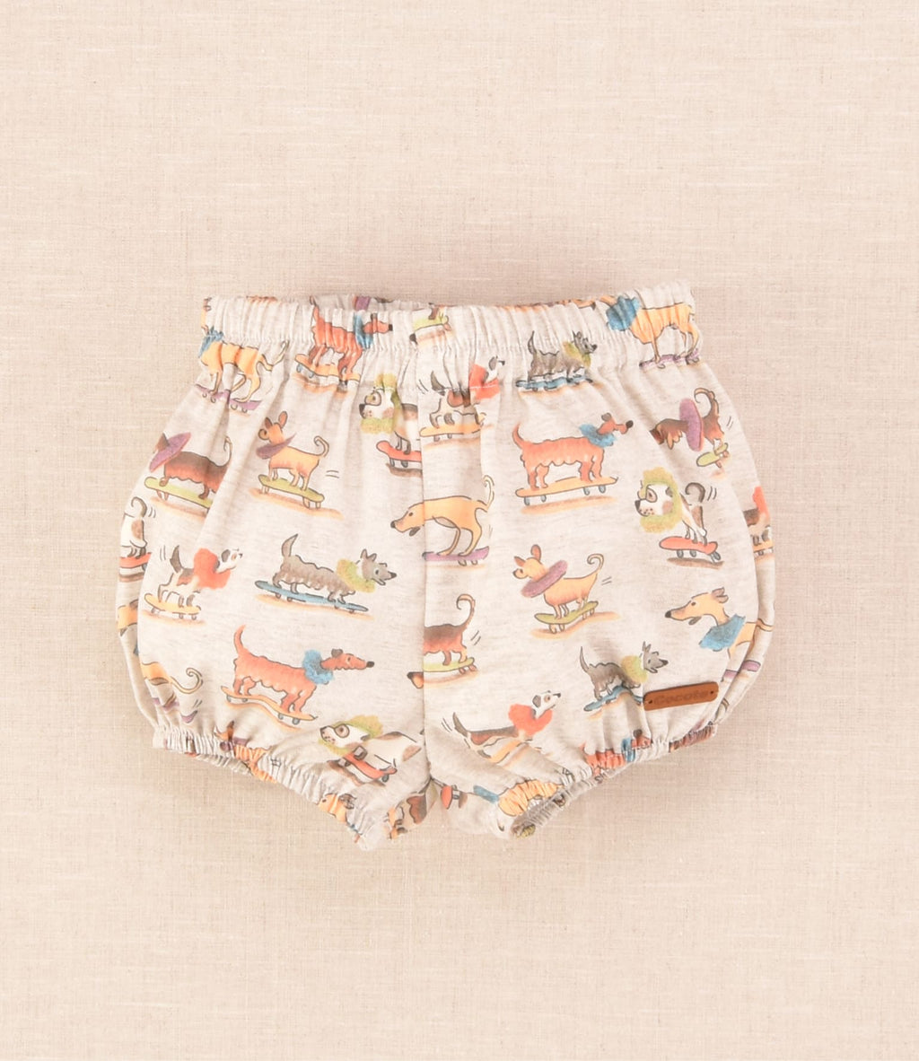 Ranita de bebé unisex con estampado de perritos sobre monopatines Cocote x Charanga