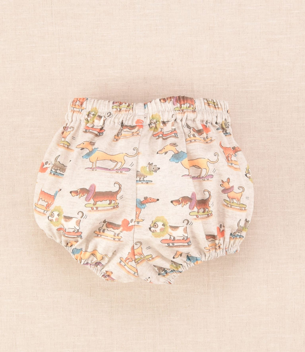 Ranita de bebé unisex con estampado de perritos sobre monopatines Cocote x Charanga