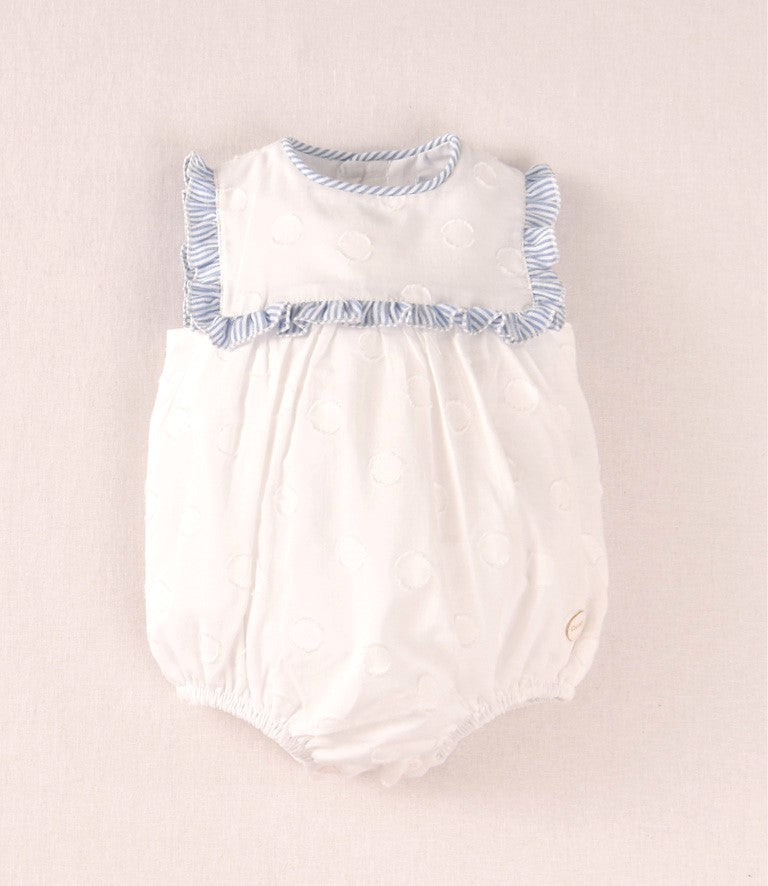 Pelele recién nacido celeste elegante | Cocote by Charanga