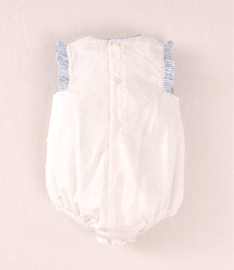 Pelele recién nacido celeste elegante | Cocote by Charanga