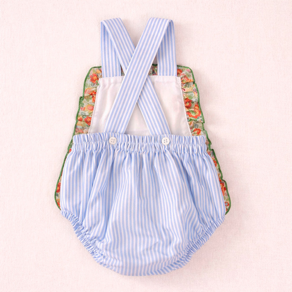 Ranita recién nacido estampado con tirantes | Cocote by Charanga