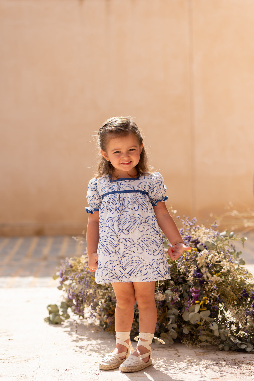 Conjunto bebé niña con braguita estampado cachemir | Cocote by Charanga