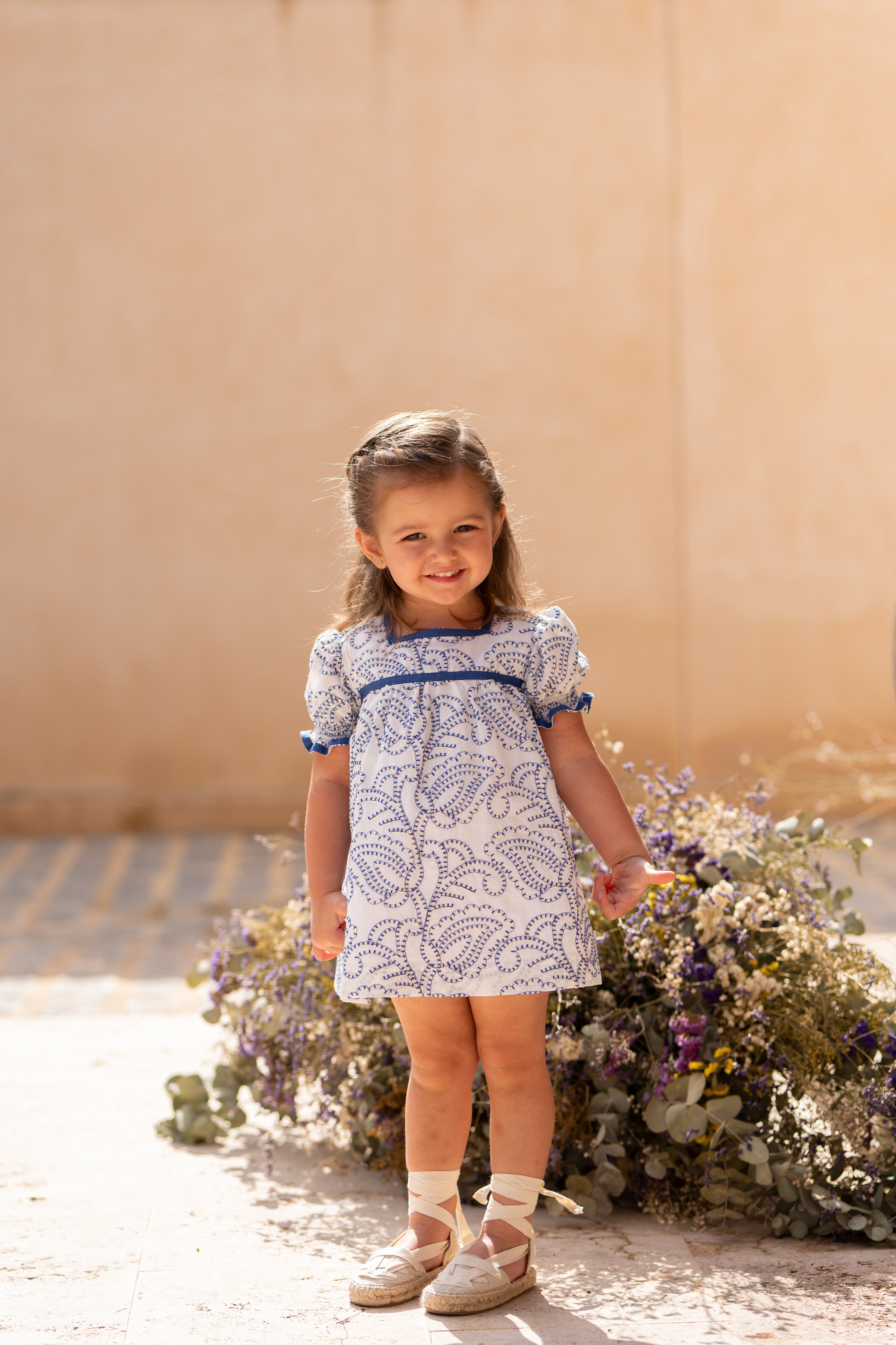 Conjunto bebé niña con braguita estampado cachemir | Cocote by Charanga