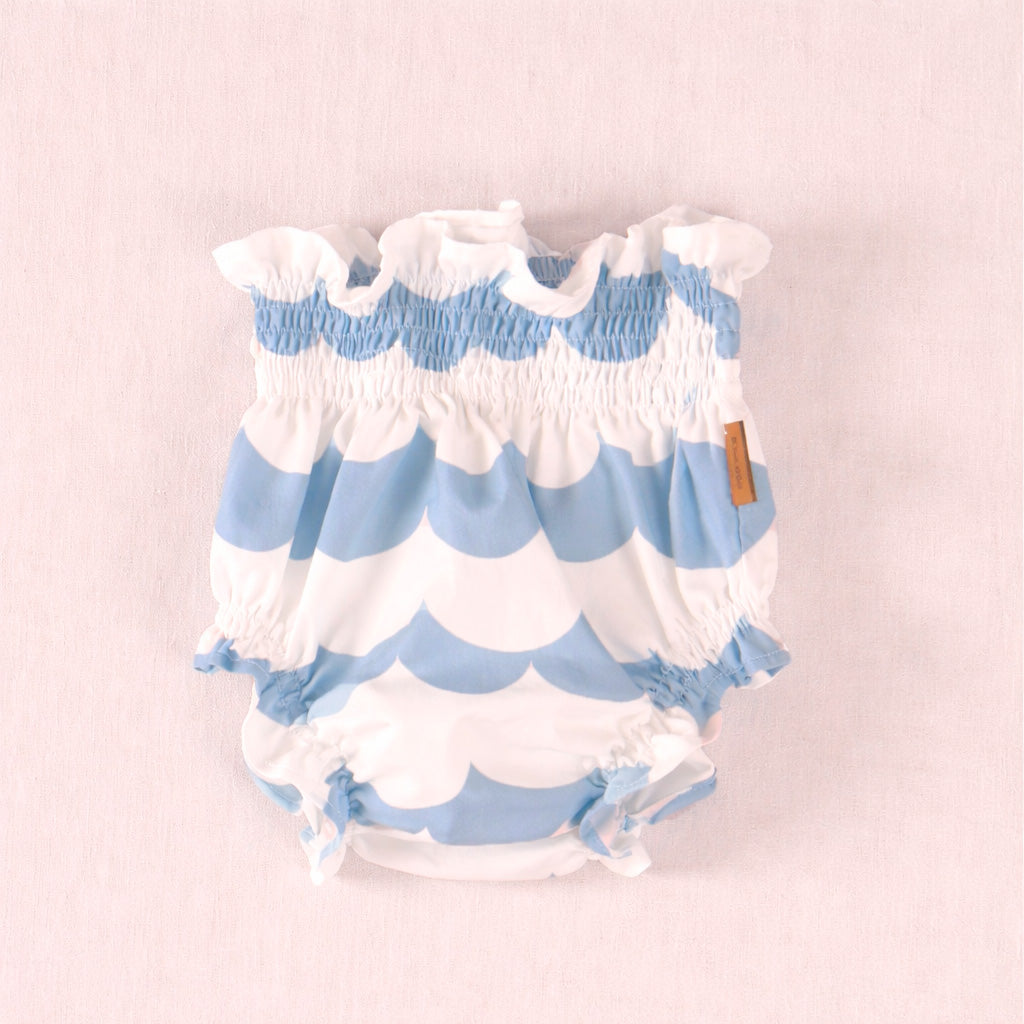 Braguita bebé celeste con volante | Cocote by Charanga
