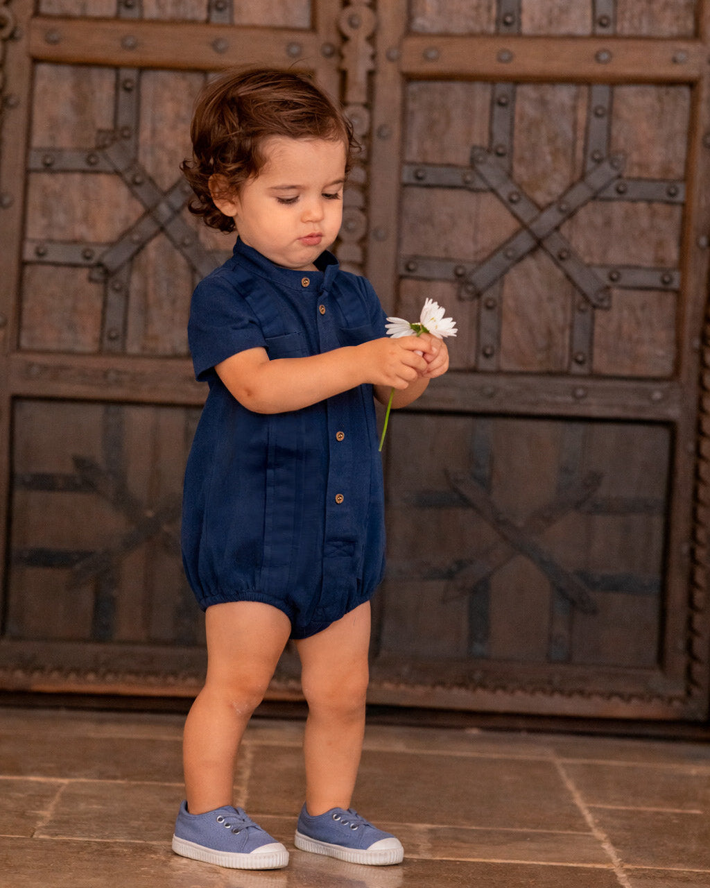 Pelele de recién nacido azul marino | Cocote by Charanga