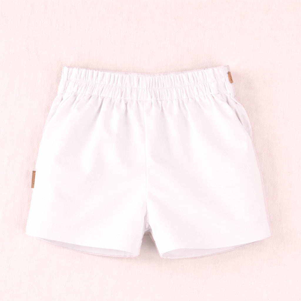 Pantalón corto niño blanco | Cocote by Charanga