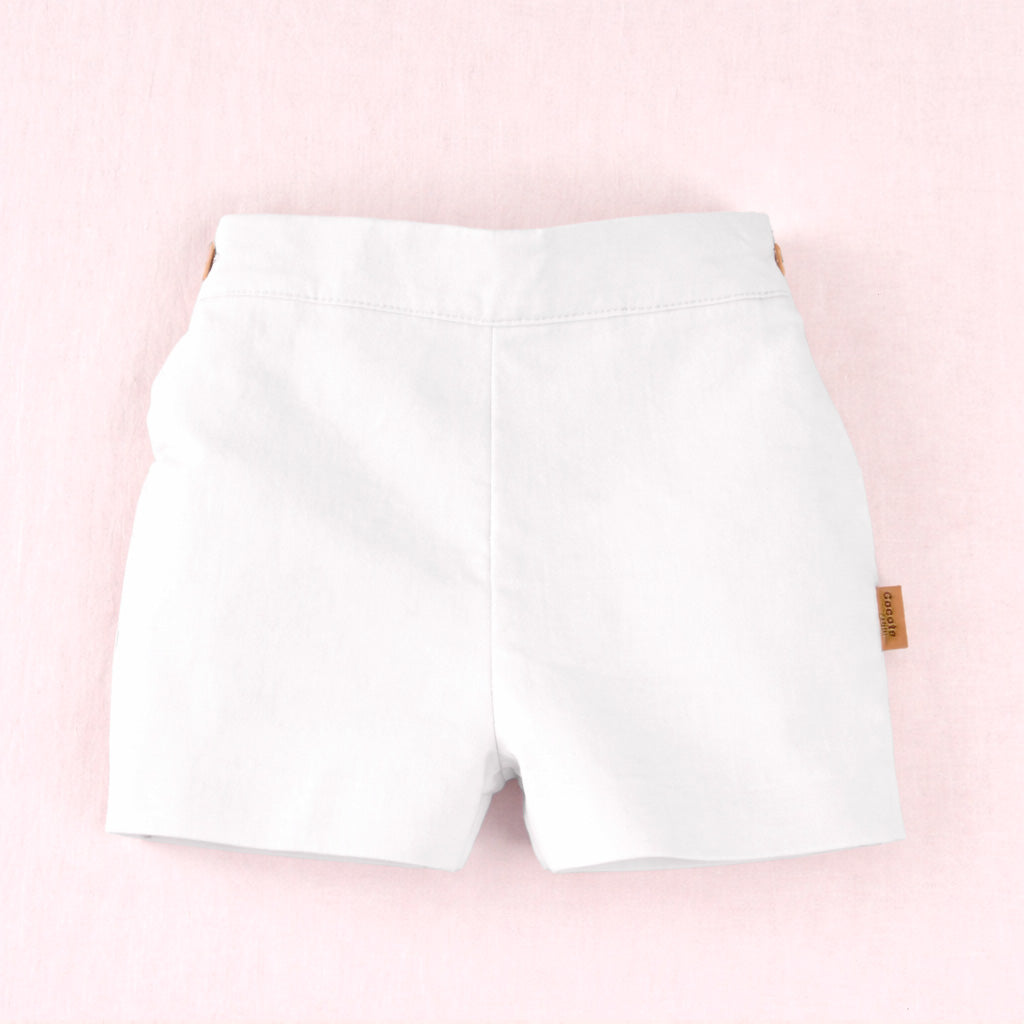 Pantalón corto niño blanco | Cocote by Charanga