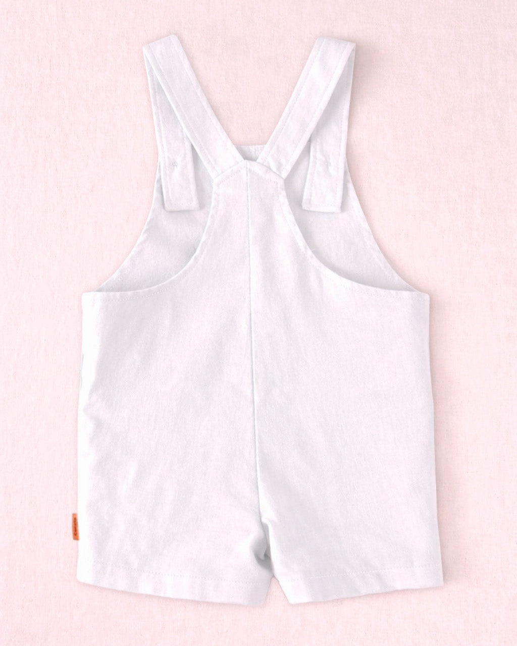 Peto corto de niño lino blanco | Cocote by Charanga