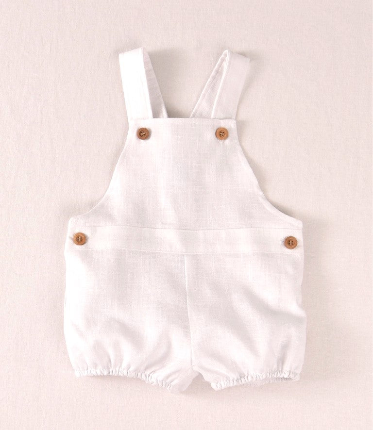 Ranita bebé blanca de lino | Cocote by Charanga