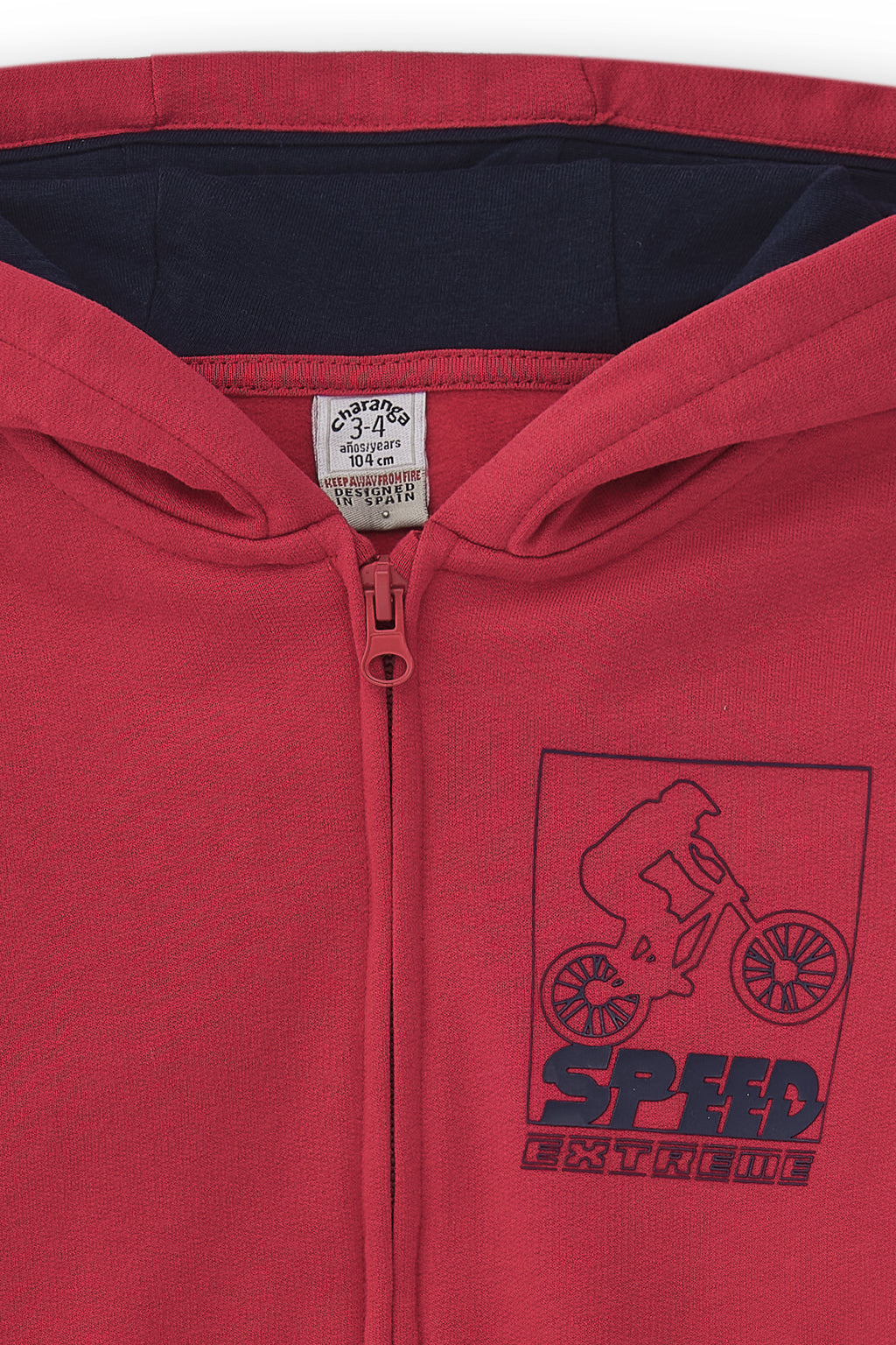 Sudadera de niño rojo speed