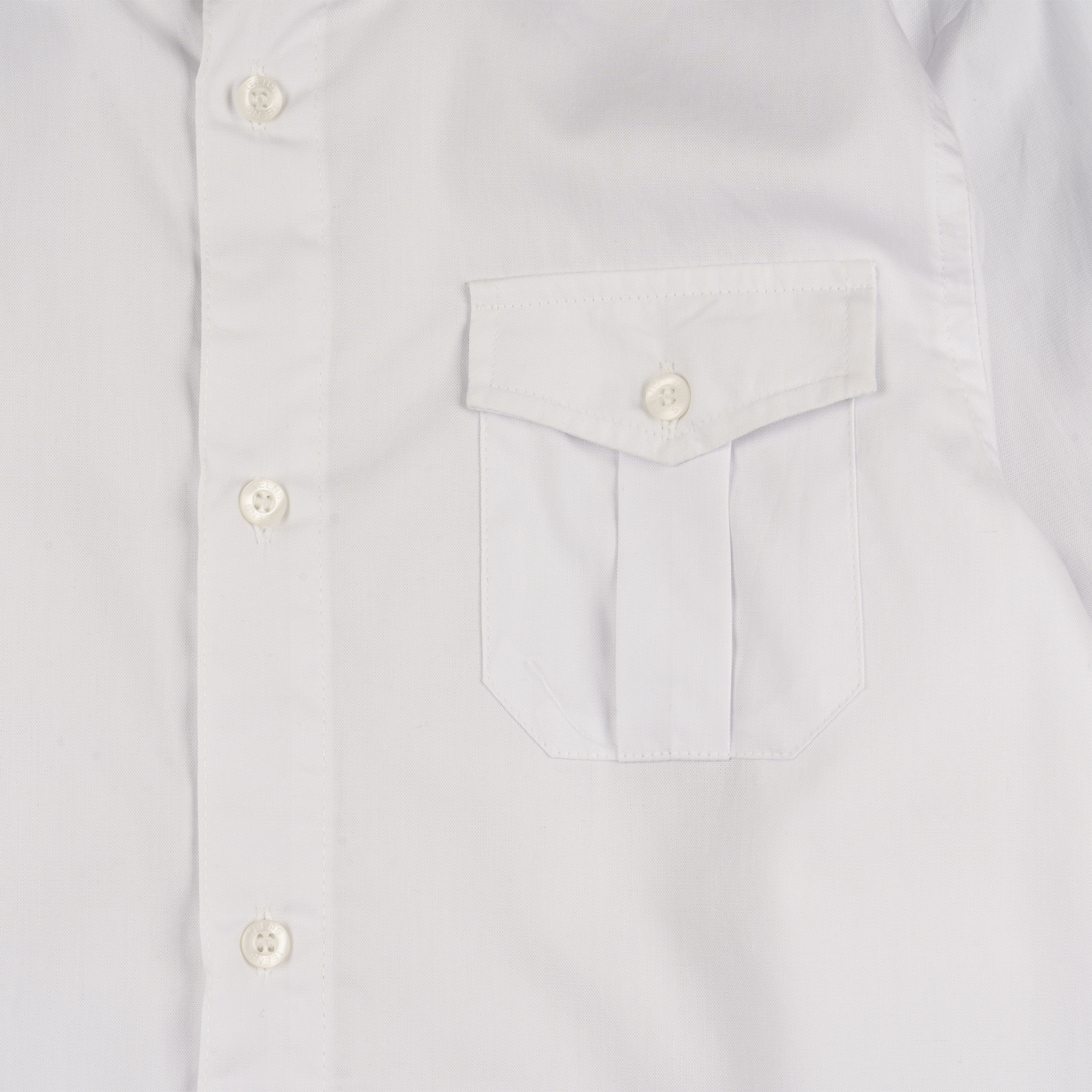 Camisa manga larga blanca niño