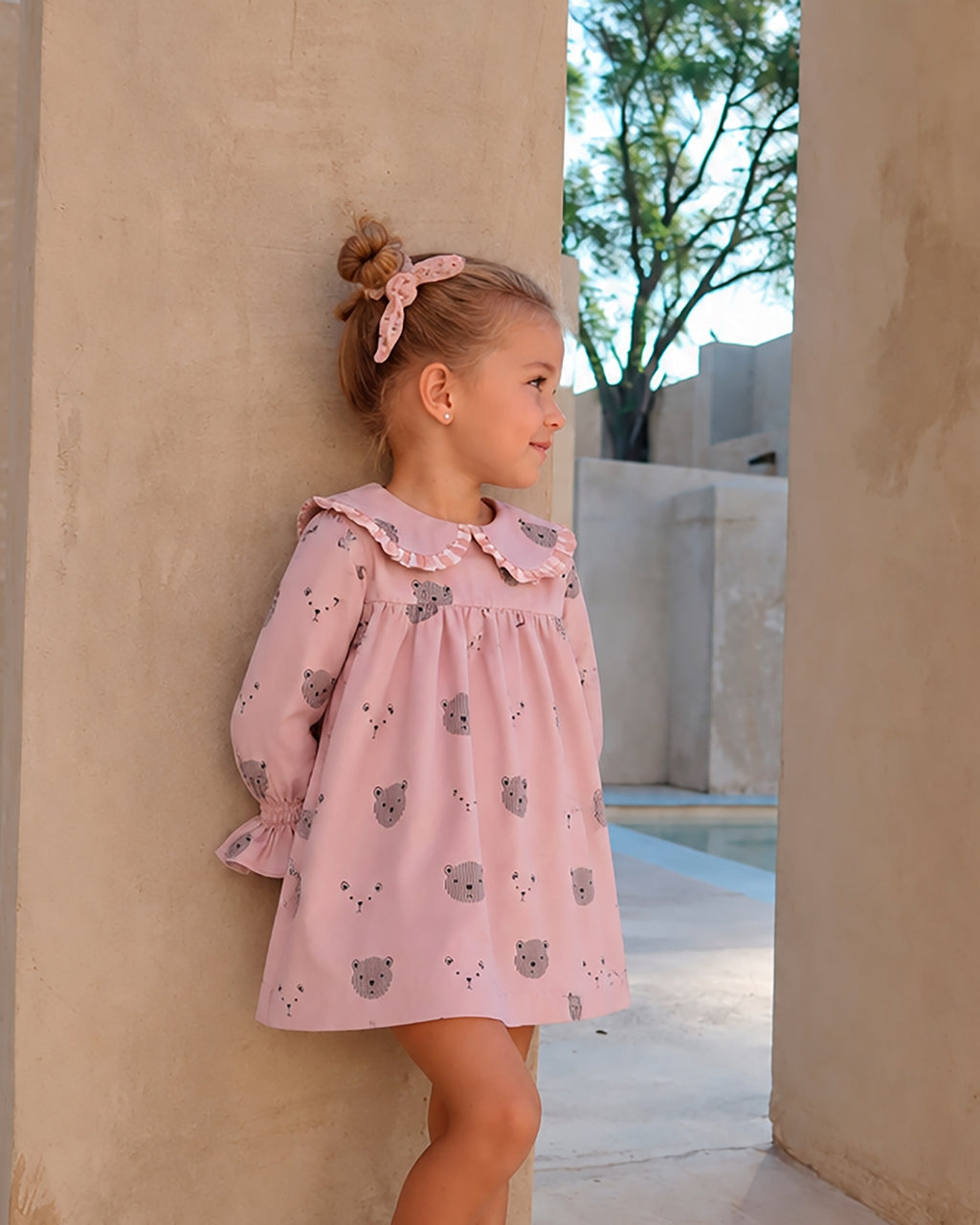 Vestido de bebe rosa Cocote & Charanga