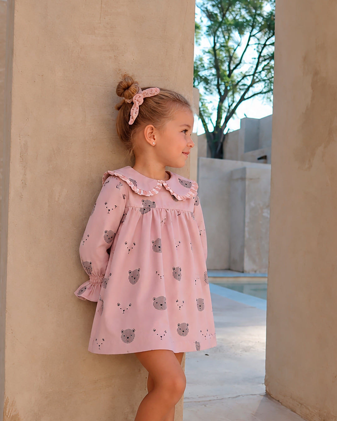 Vestido de bebe rosa Cocote & Charanga