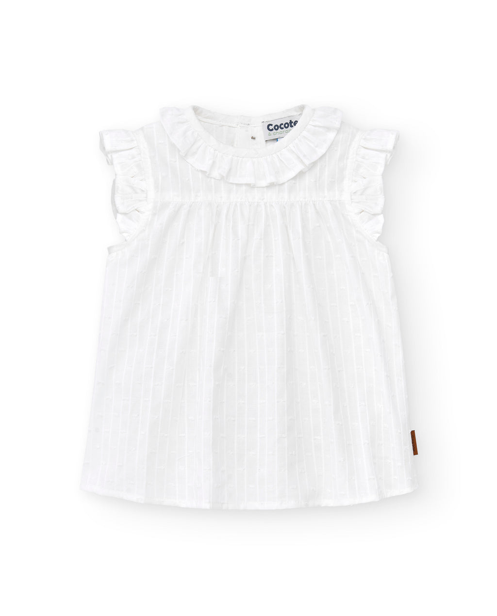 Blusa de bebé color blanco Cocote & Charanga VERANO/Outlet