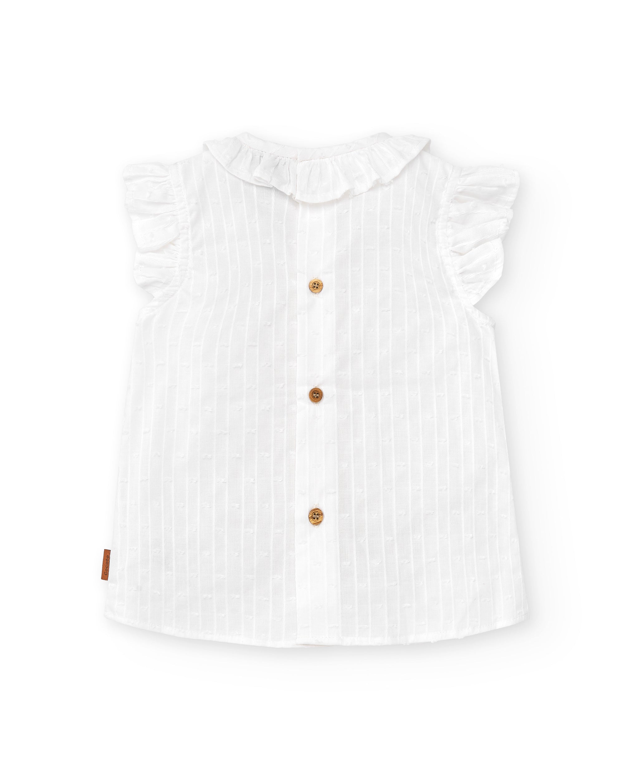 Blusa de bebé color blanco Cocote & Charanga VERANO/Outlet