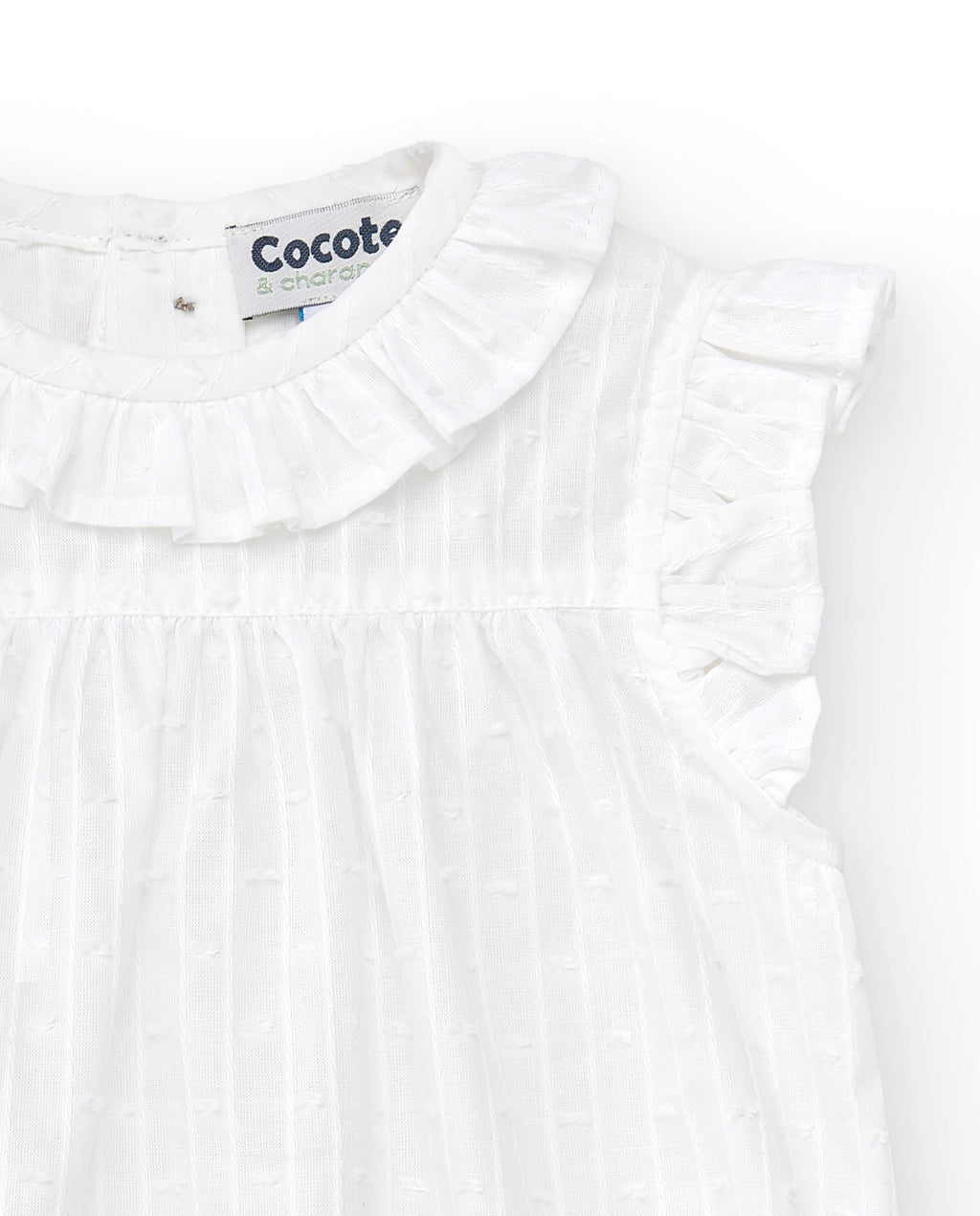 Blusa de bebé color blanco Cocote & Charanga VERANO/Outlet