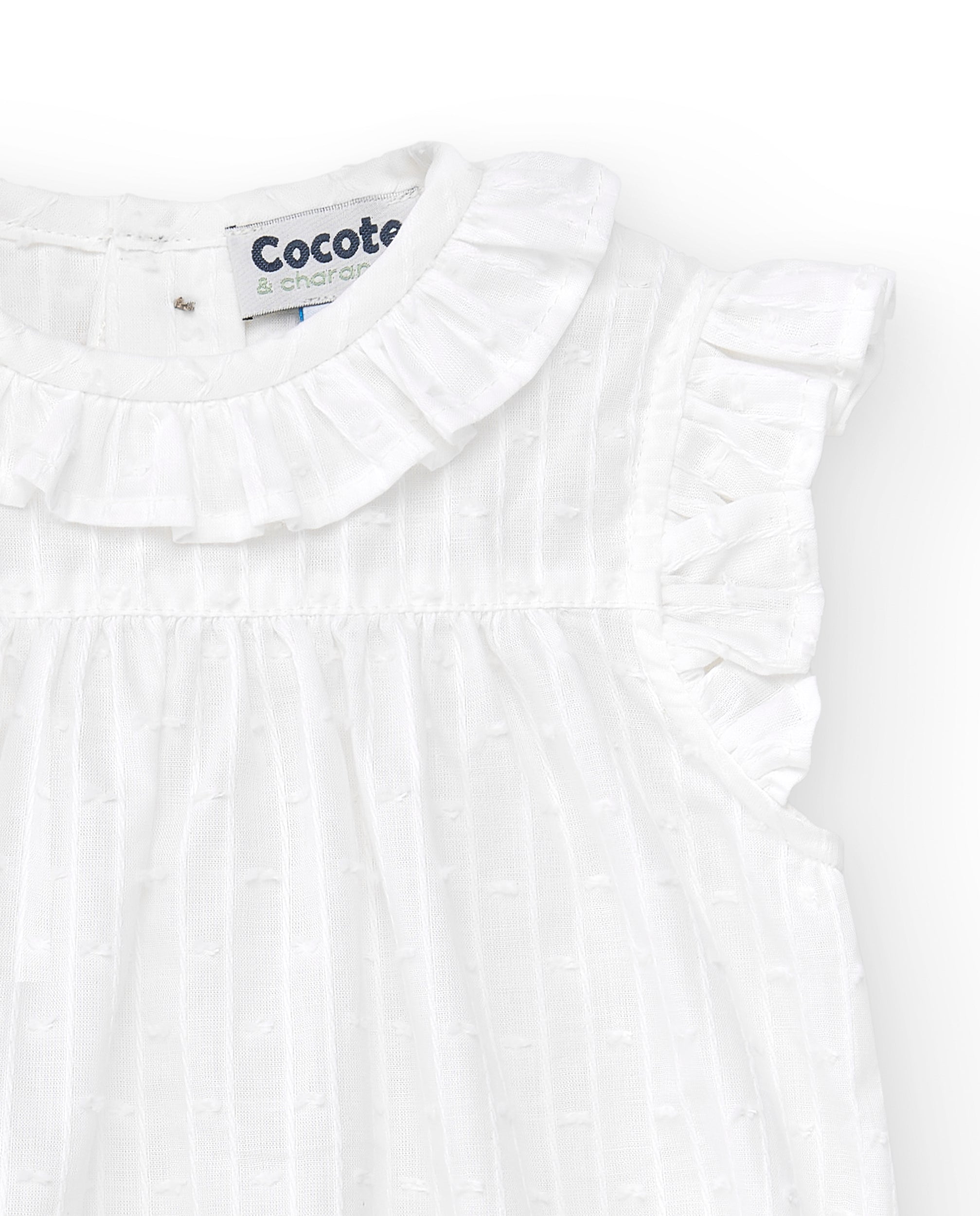 Blusa de bebé color blanco Cocote & Charanga VERANO/Outlet