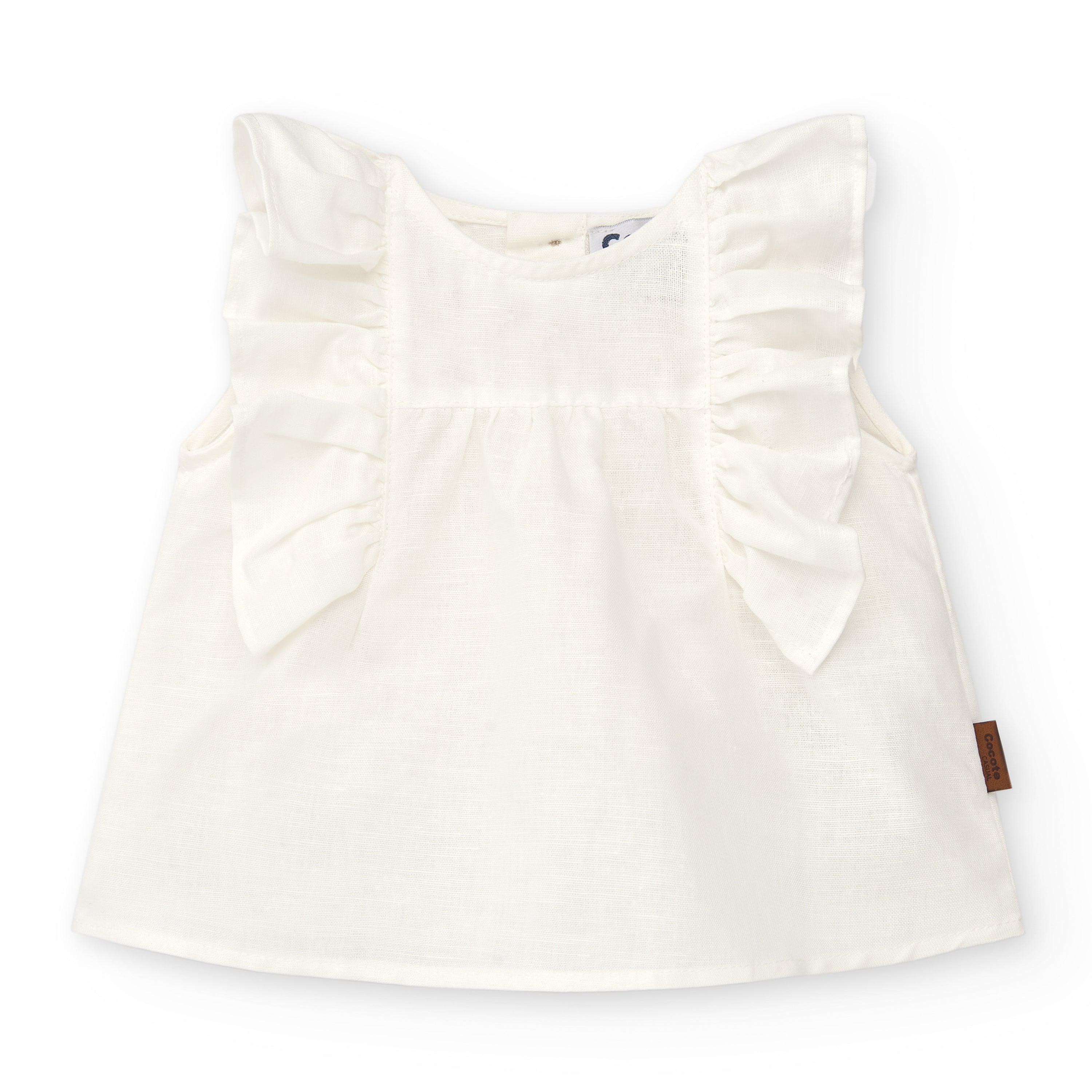 Blusa de bebé color crudo Cocote & Charanga VERANO/Outlet