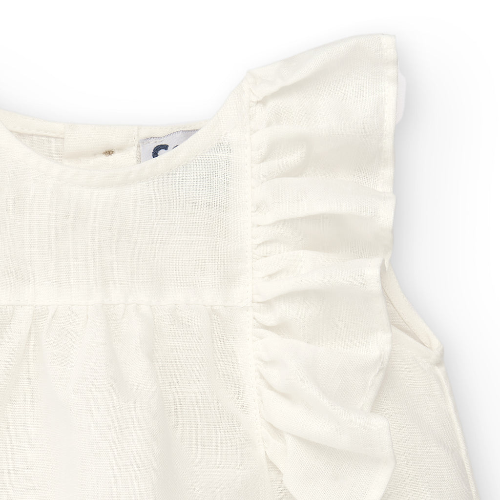 Blusa de bebé color crudo Cocote & Charanga VERANO/Outlet