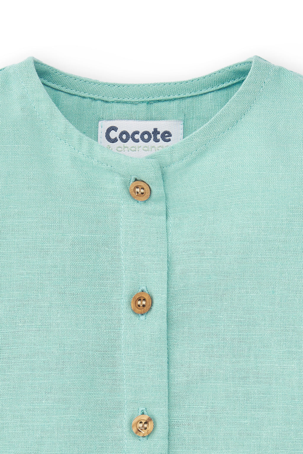 Camisa de bebé turquesa Cocote & Charanga VERANO/Outlet