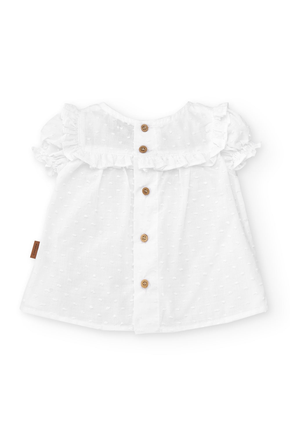 Blusa de bebé color blanco Cocote & Charanga VERANO/Outlet