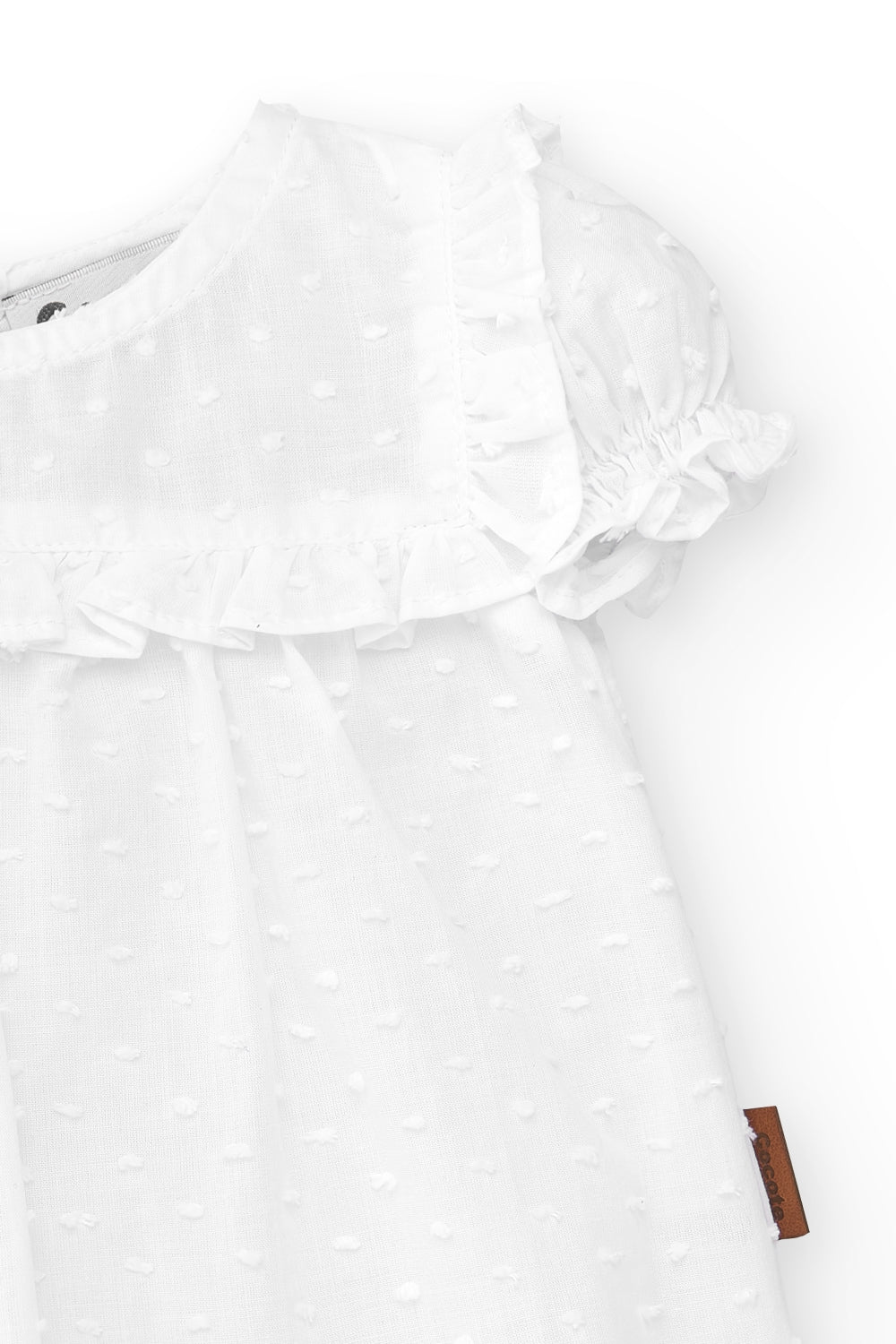 Blusa de bebé color blanco Cocote & Charanga VERANO/Outlet