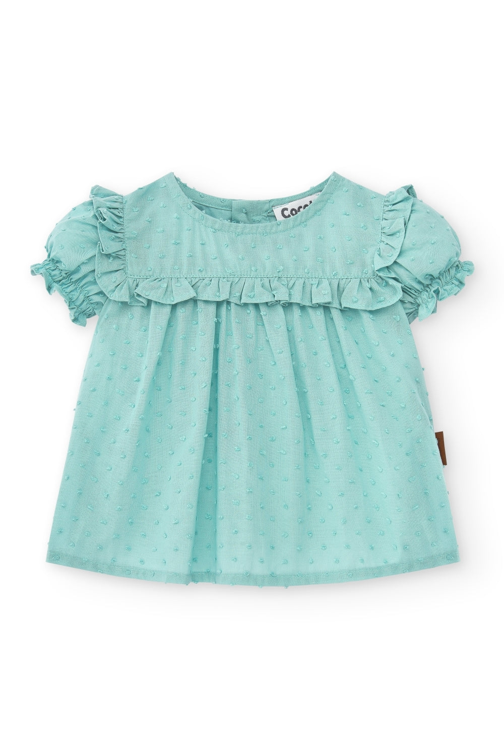 Blusa de bebé verde Cocote & Charanga VERANO/Outlet