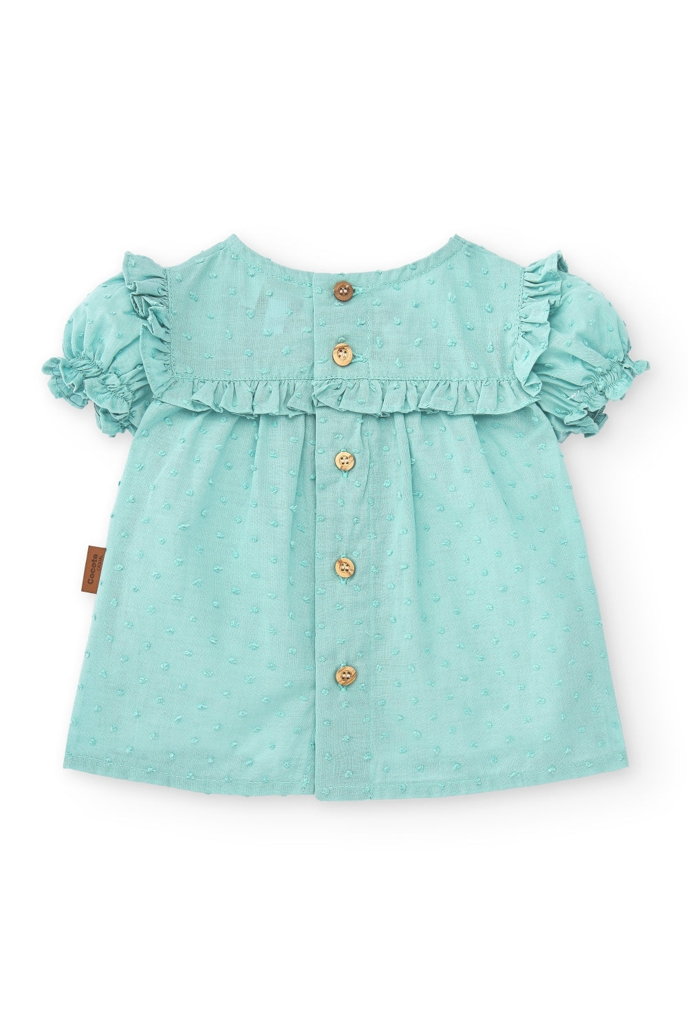Blusa de bebé verde Cocote & Charanga VERANO/Outlet
