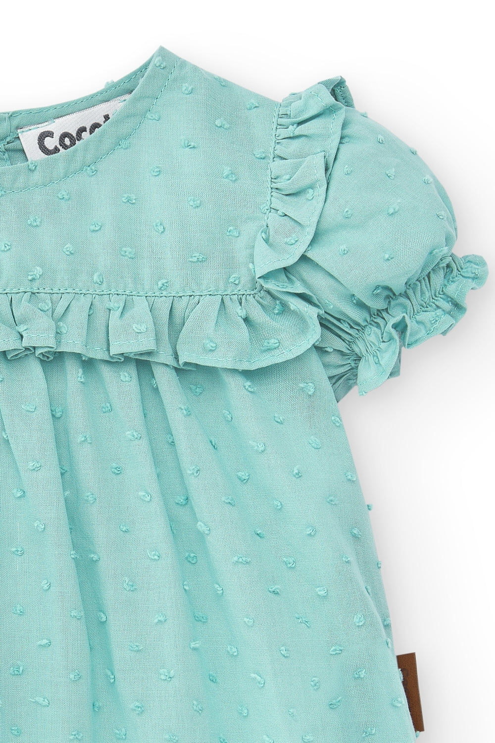 Blusa de bebé verde Cocote & Charanga VERANO/Outlet