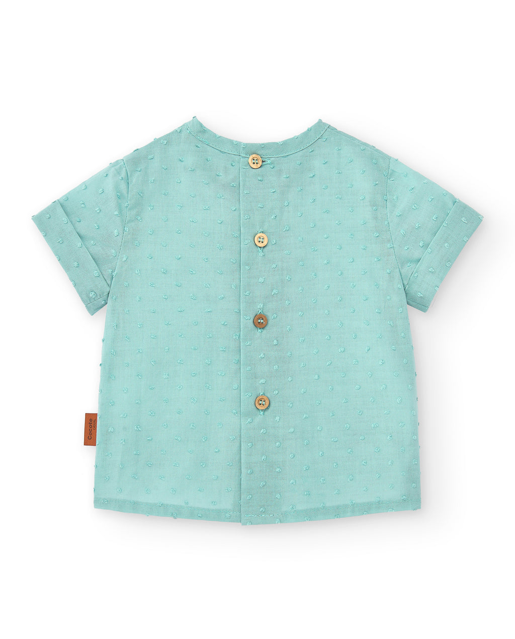 Camisa de bebé verde Cocote & Charanga VERANO/Outlet