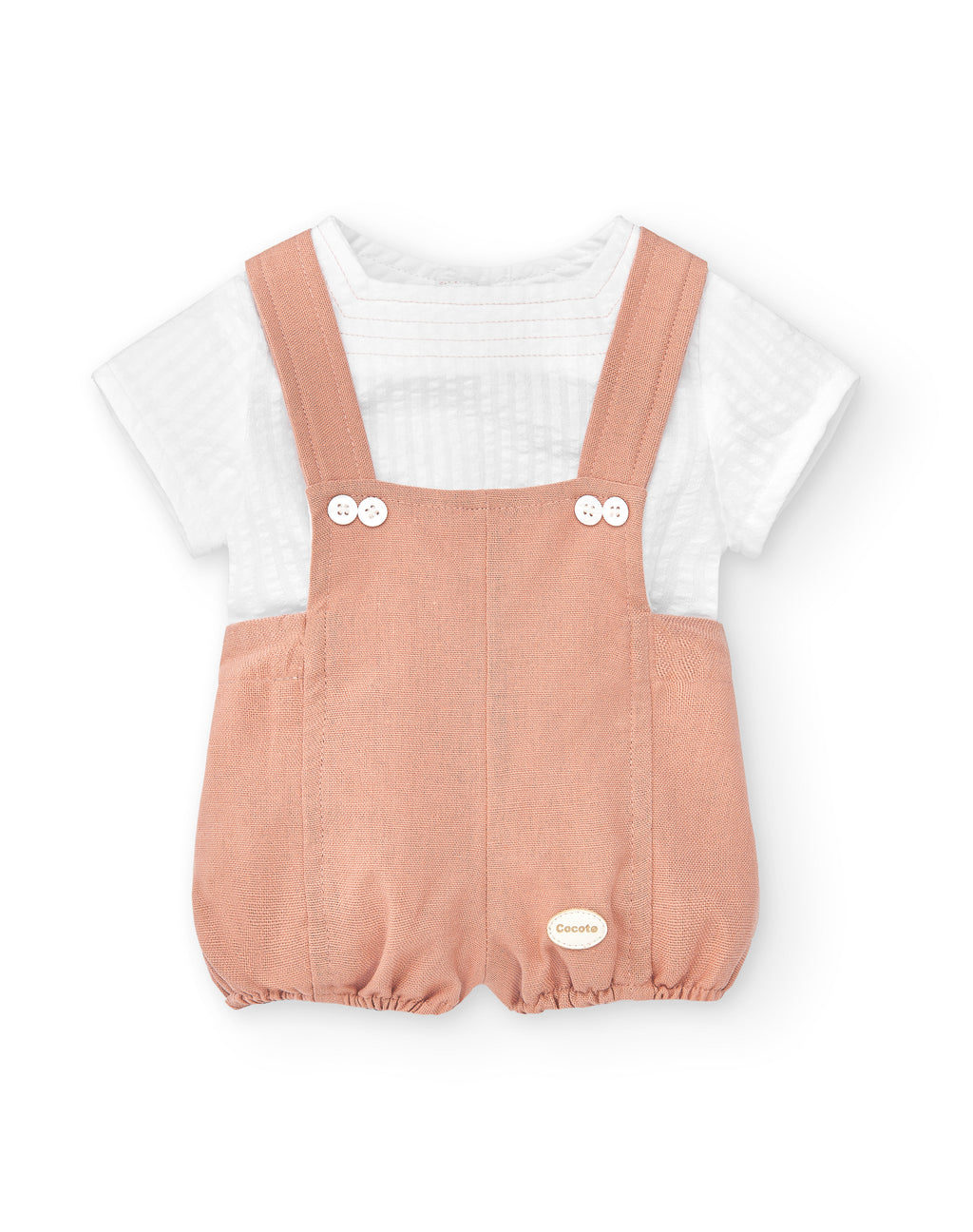 Pack de ranita de bebé en color nude Cocote & Charanga VERANO/Outlet