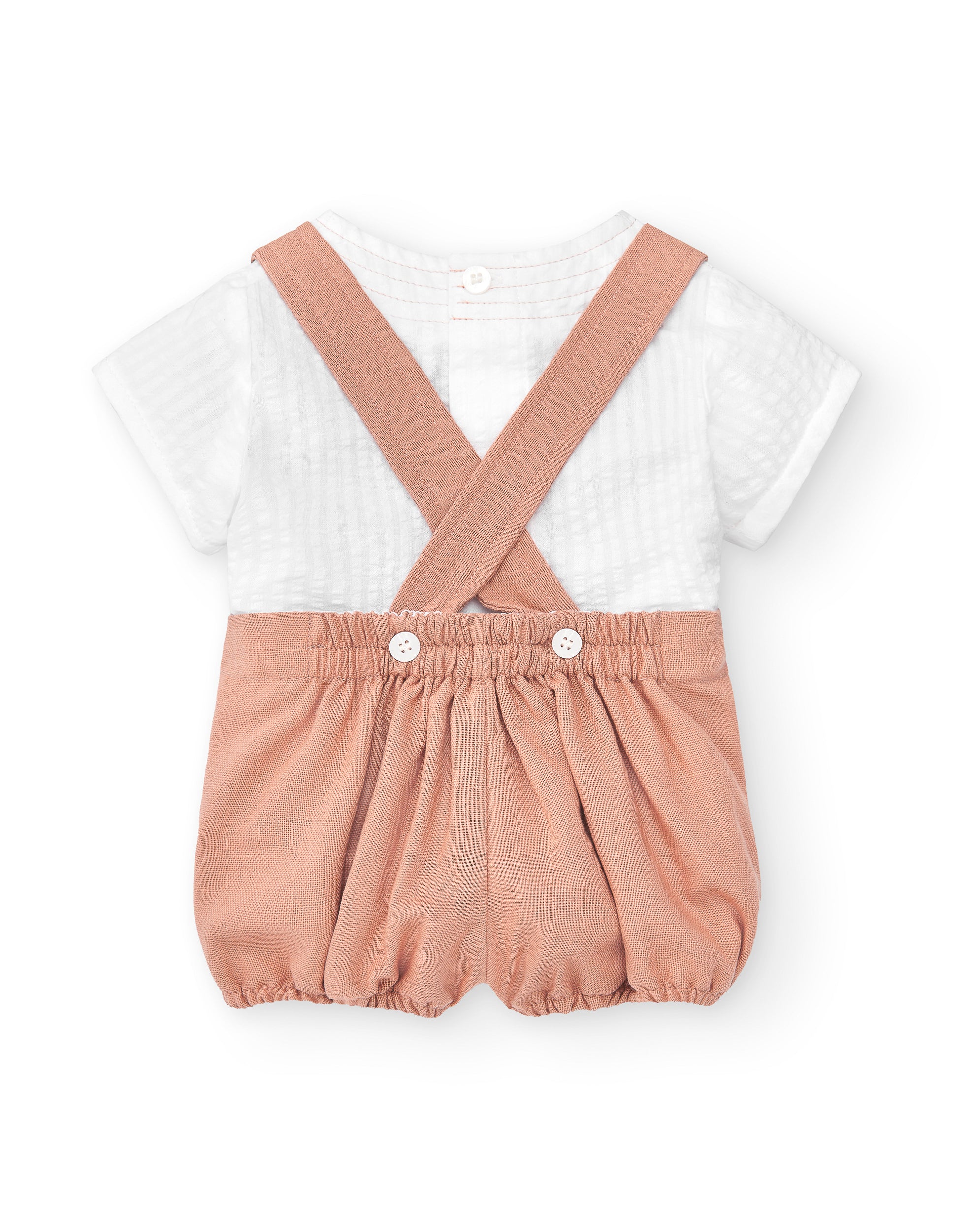 Pack de ranita de bebé en color nude Cocote & Charanga VERANO/Outlet