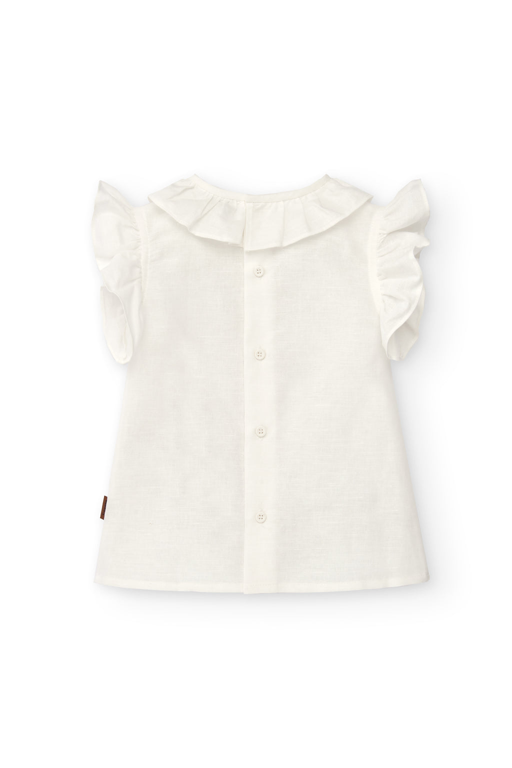 Blusa de niña en color crudo Cocote & Charanga VERANO/Outlet