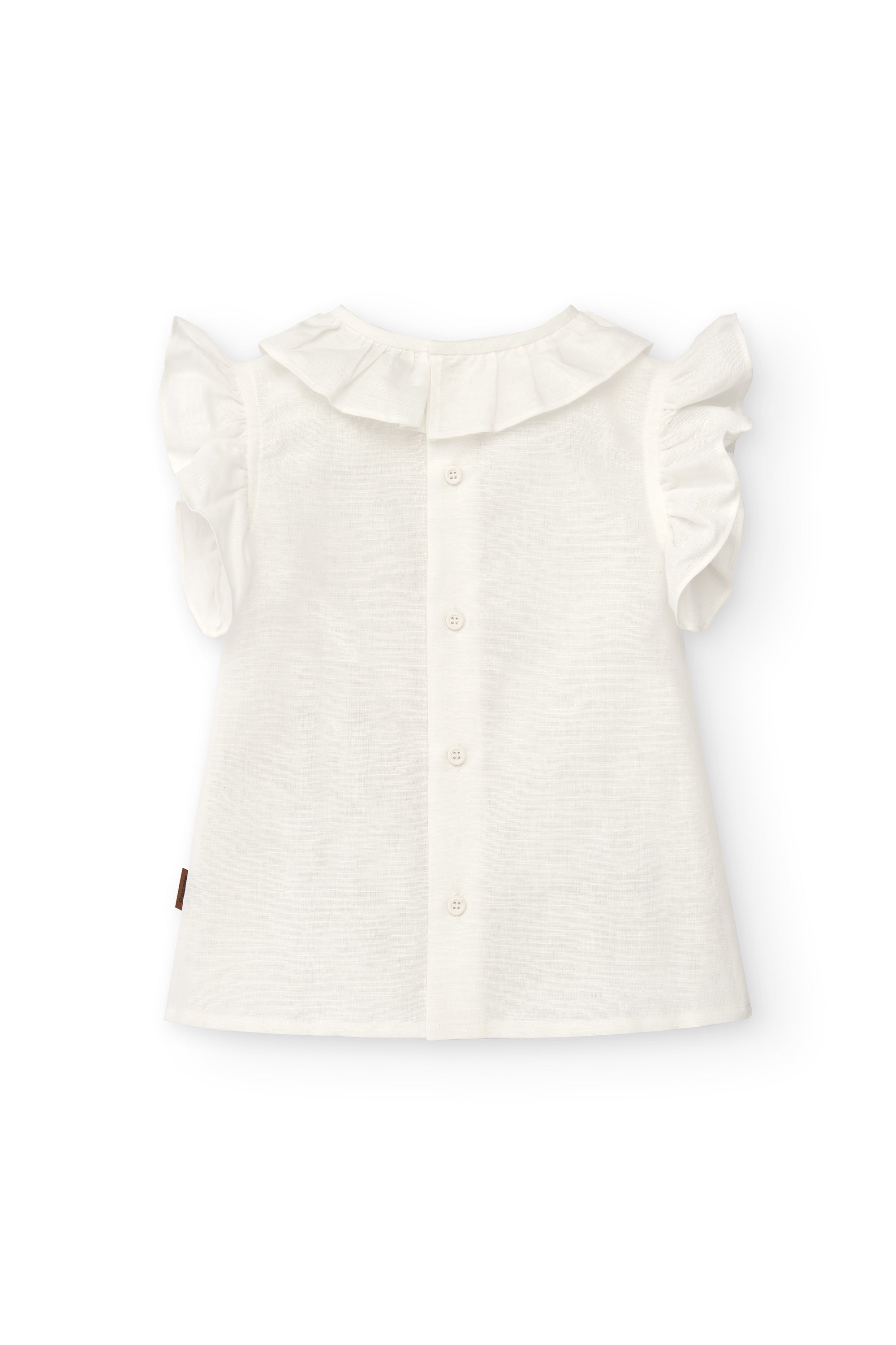 Blusa de niña en color crudo Cocote & Charanga VERANO/Outlet