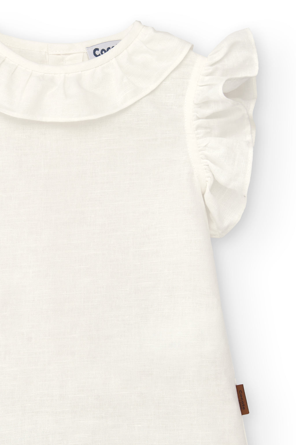 Blusa de niña en color crudo Cocote & Charanga VERANO/Outlet