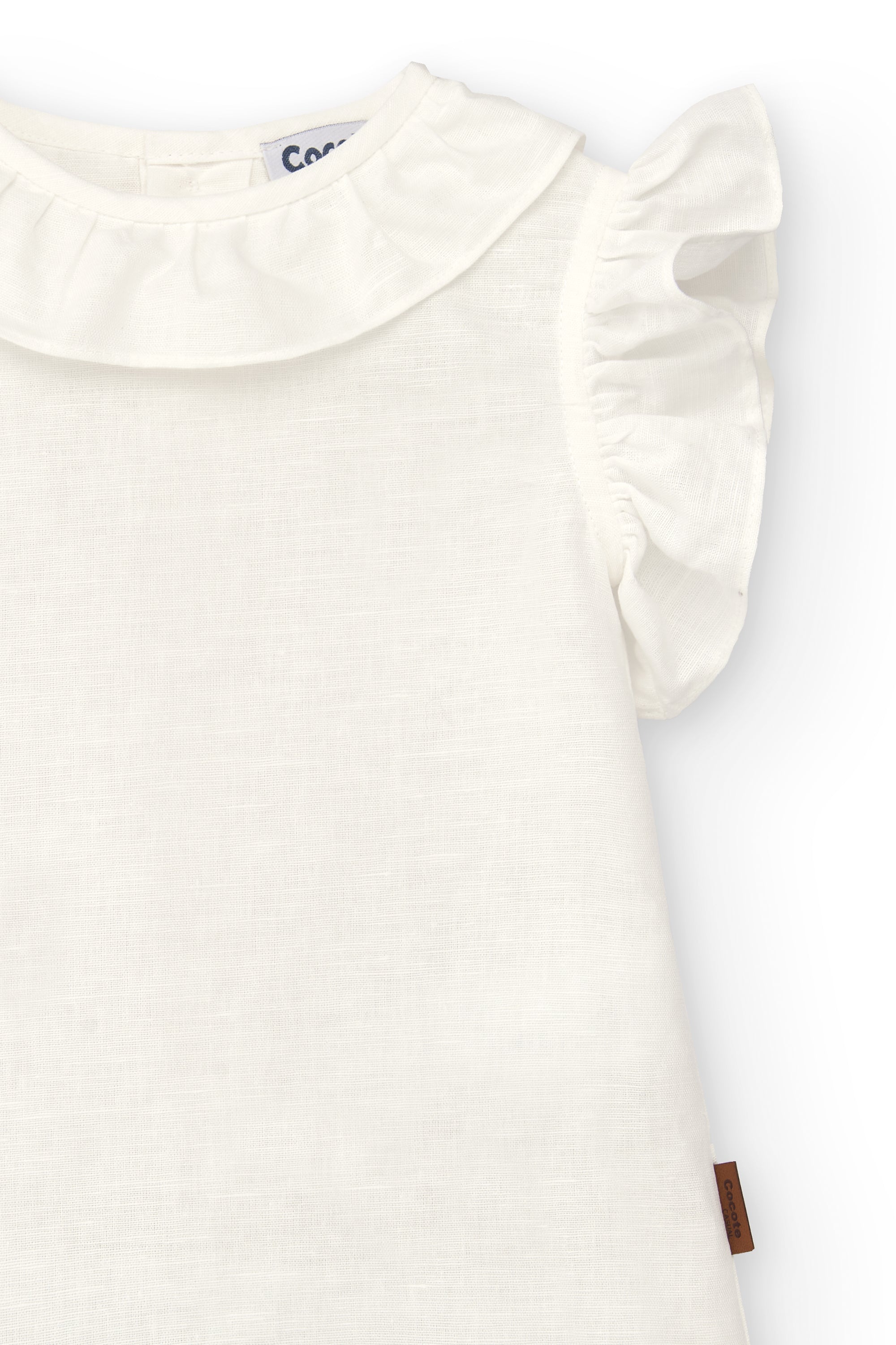 Blusa de niña en color crudo Cocote & Charanga VERANO/Outlet