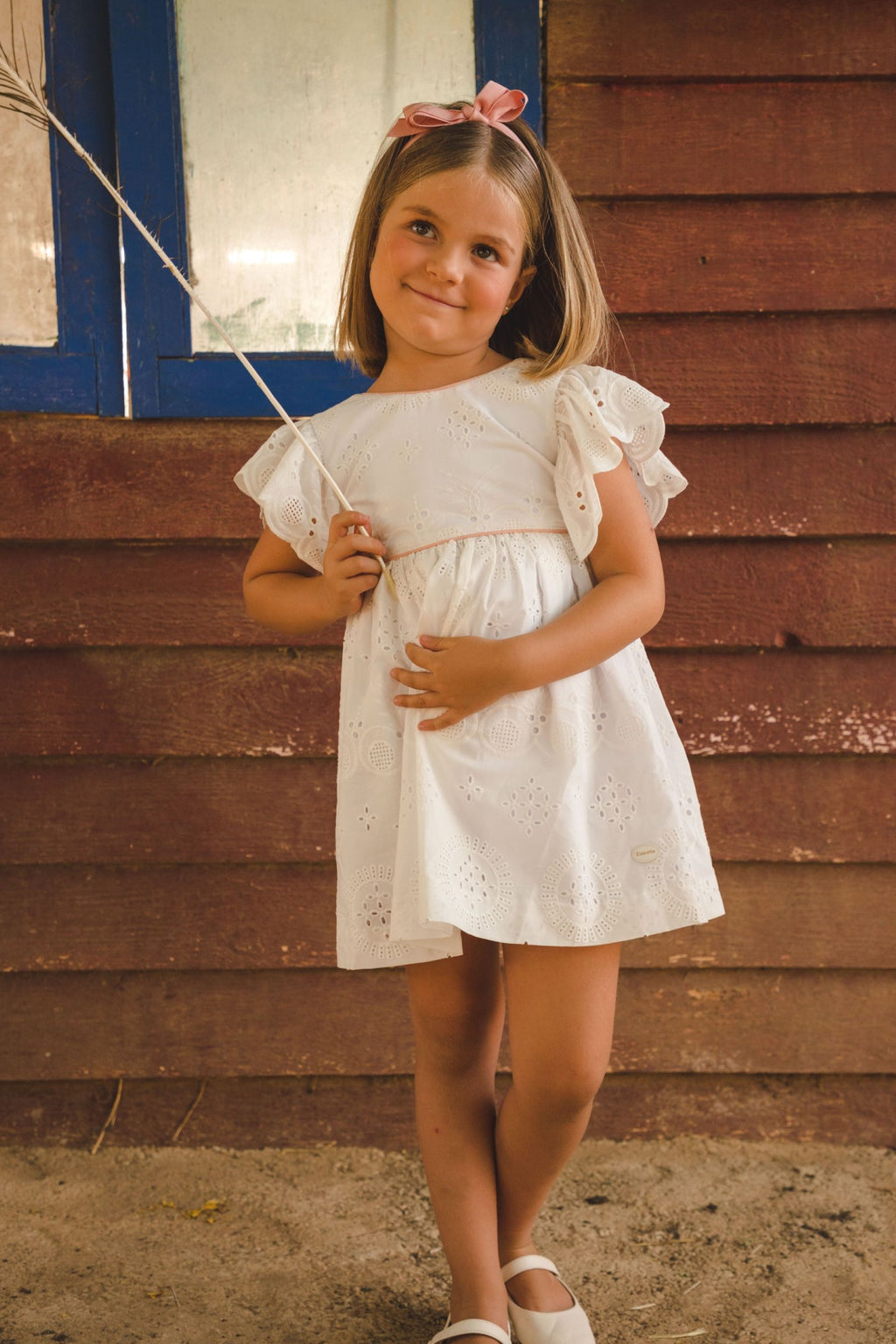 Vestido de niña nude Cocote & Charanga VERANO/Outlet