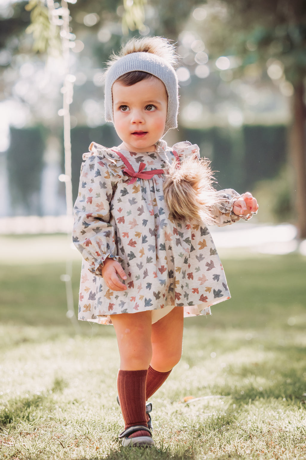 Vestido de bebé pajaritos Cocote & Charanga