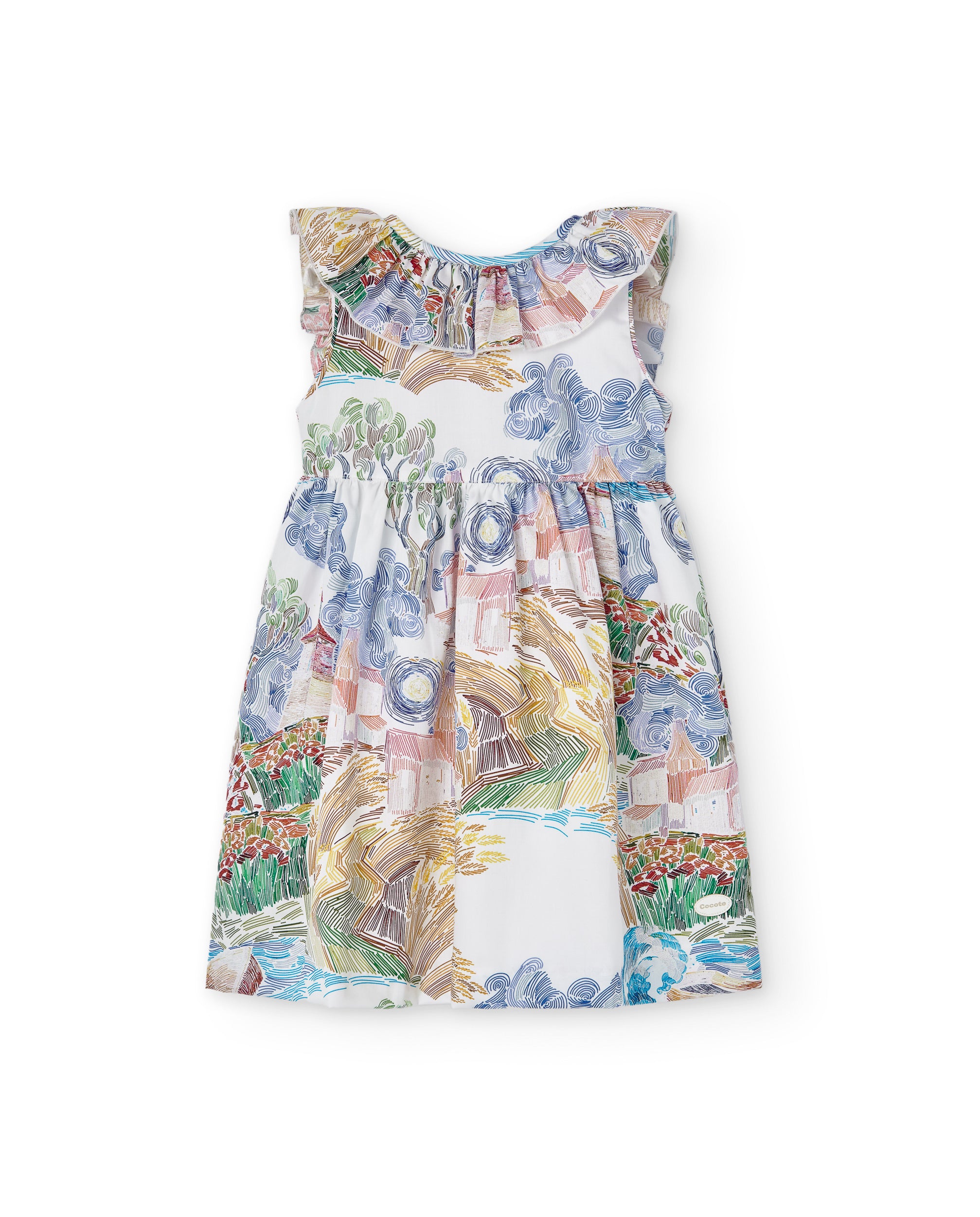 Vestido de niña multicolor Cocote & Charanga VERANO/Outlet