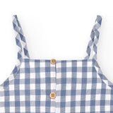 Salopette da bambina blu Cocote y Charanga