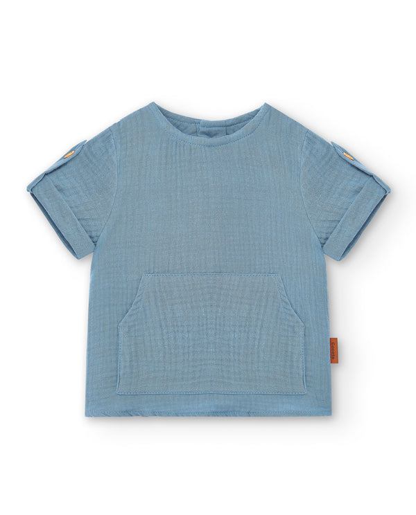 Camisa de niño azul Cocote & Charanga