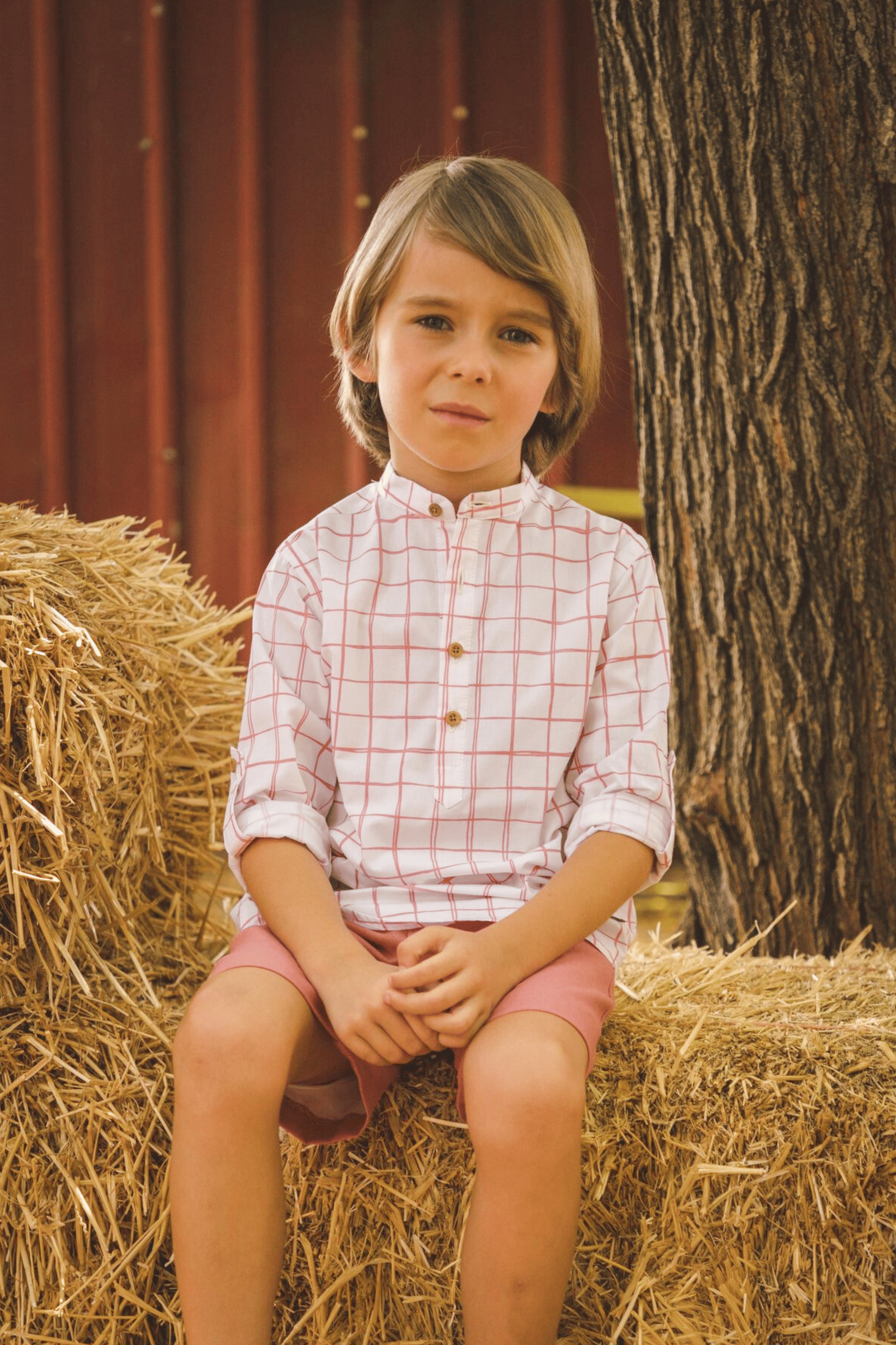 Camisa de niño nude Cocote & Charanga