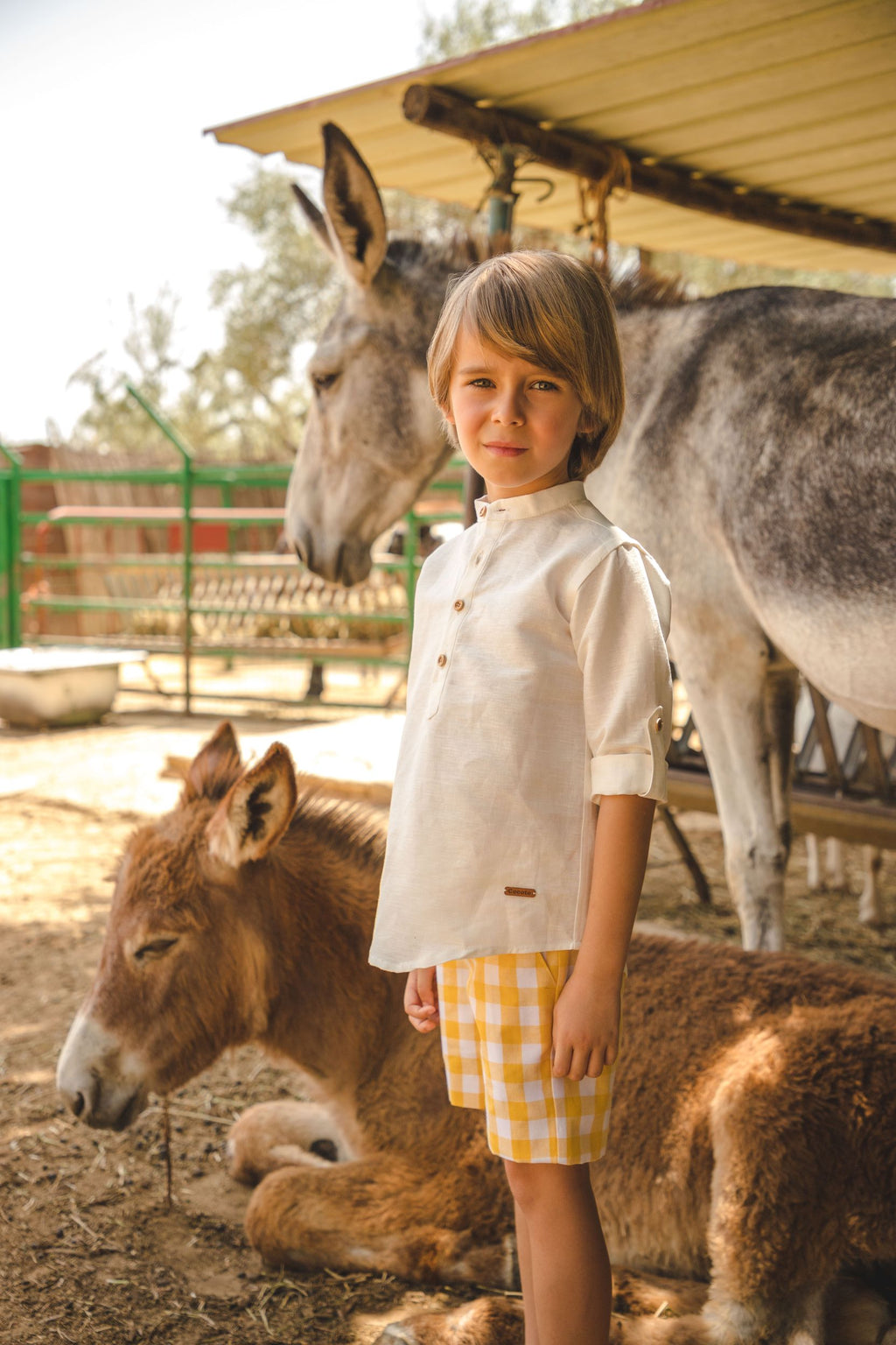 Camisa de niño crudo Cocote & Charanga VERANO/Outlet