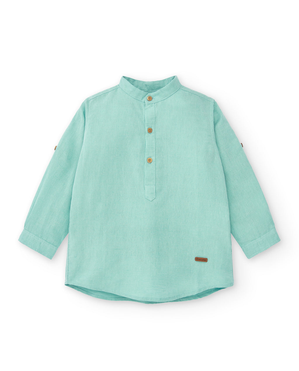 Camisa de niño turquesa Cocote & Charanga VERANO/Outlet