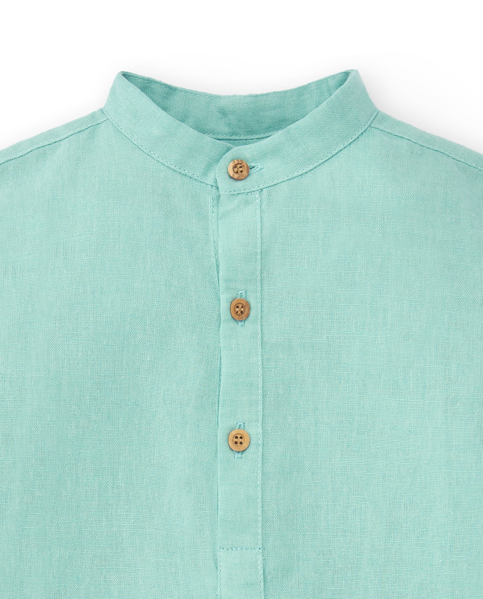 Camisa de niño turquesa Cocote & Charanga VERANO/Outlet
