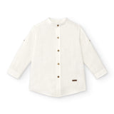 Camicia da bambino ecru Cocote y Charanga